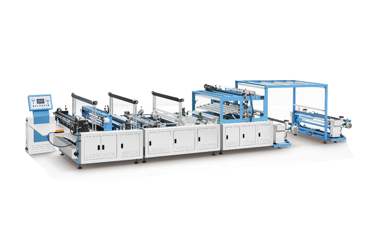 ZXL-1300雙放料無紡布制袋機(香蕉套袋、衛(wèi)浴潔具套袋、沙發(fā)套袋)